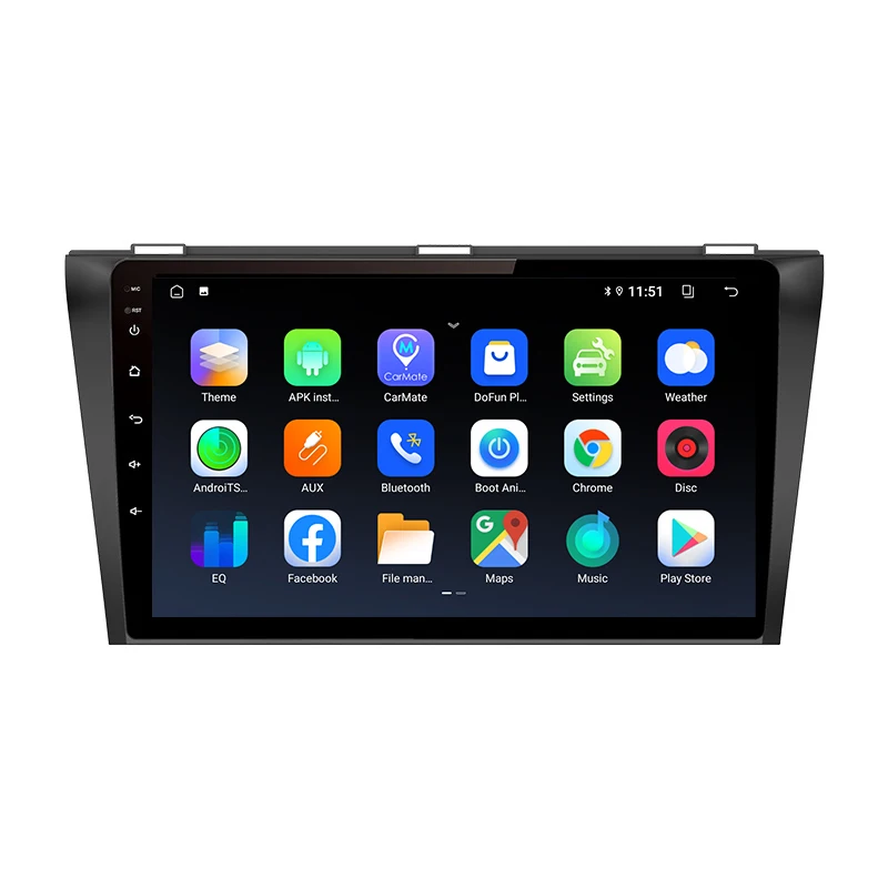 Android 9 Inch Car Radio Navigation WIFI 2GB+32GB Car Stereo for Mazda 3 2004 2005 2006 2007 2008 2009 Android Radio Screen