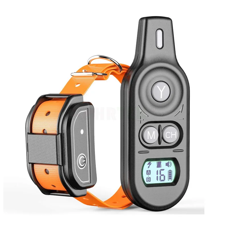 
Remote range 875 yards with lP67 waterproof shock, vibration mode dog training collar Electric Pet No Bark Collars 