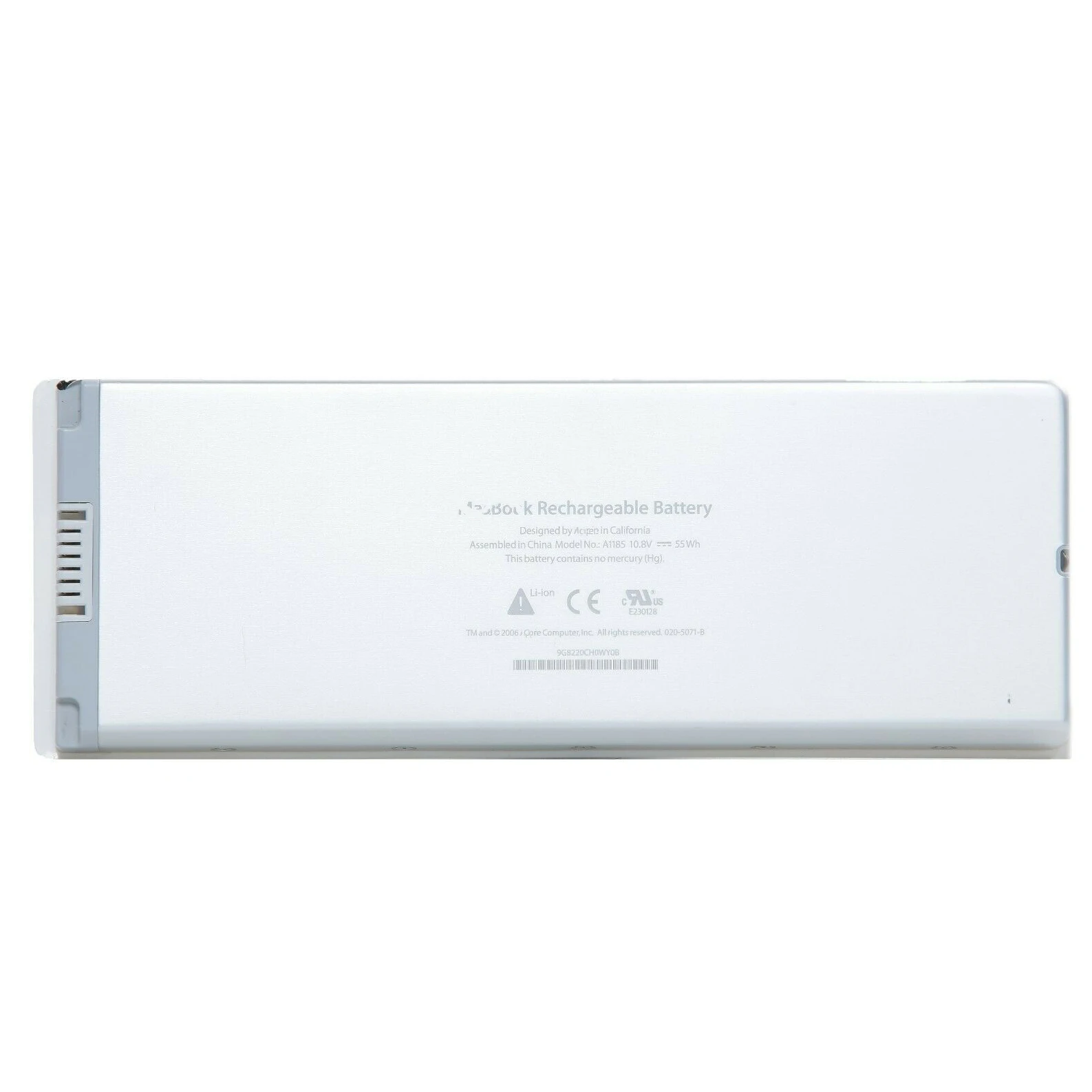 A1185 A1181 Rechargeable Original laptop  battery  For Macbook 13 10.8V  55Wh 9cell notebook battery  Black or White