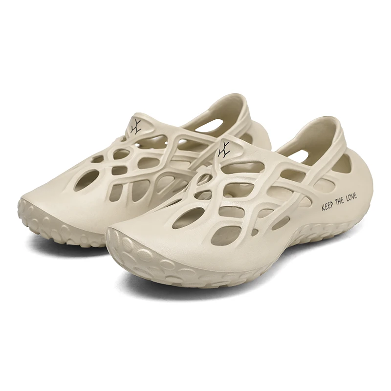 Mens Summer Eva Clogs Lightweight Breathable Hollow out Sandals Non-slip Outdoor Walking Running Beach Sandals