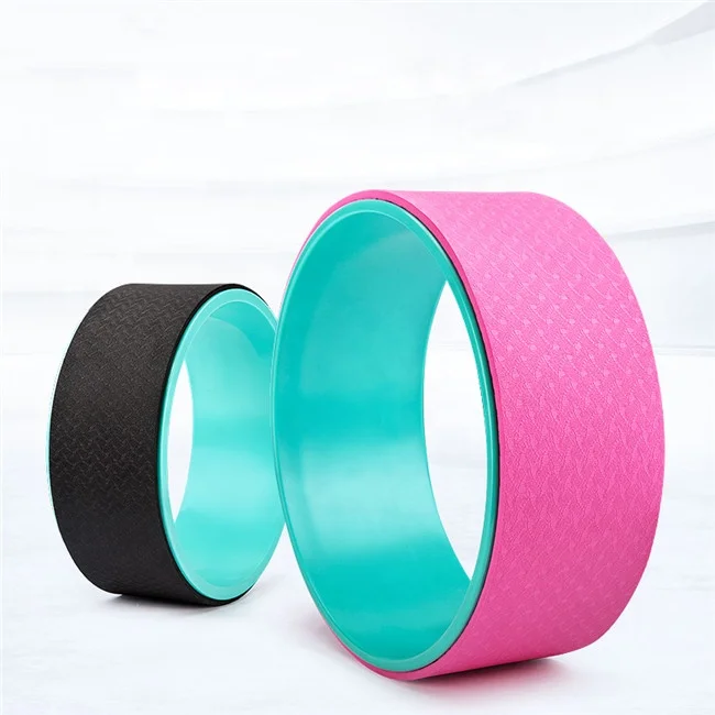 
China Factory Price Eco friendly yoga accessories fitness TPE and ABS Yoga Wheel  (62222674281)
