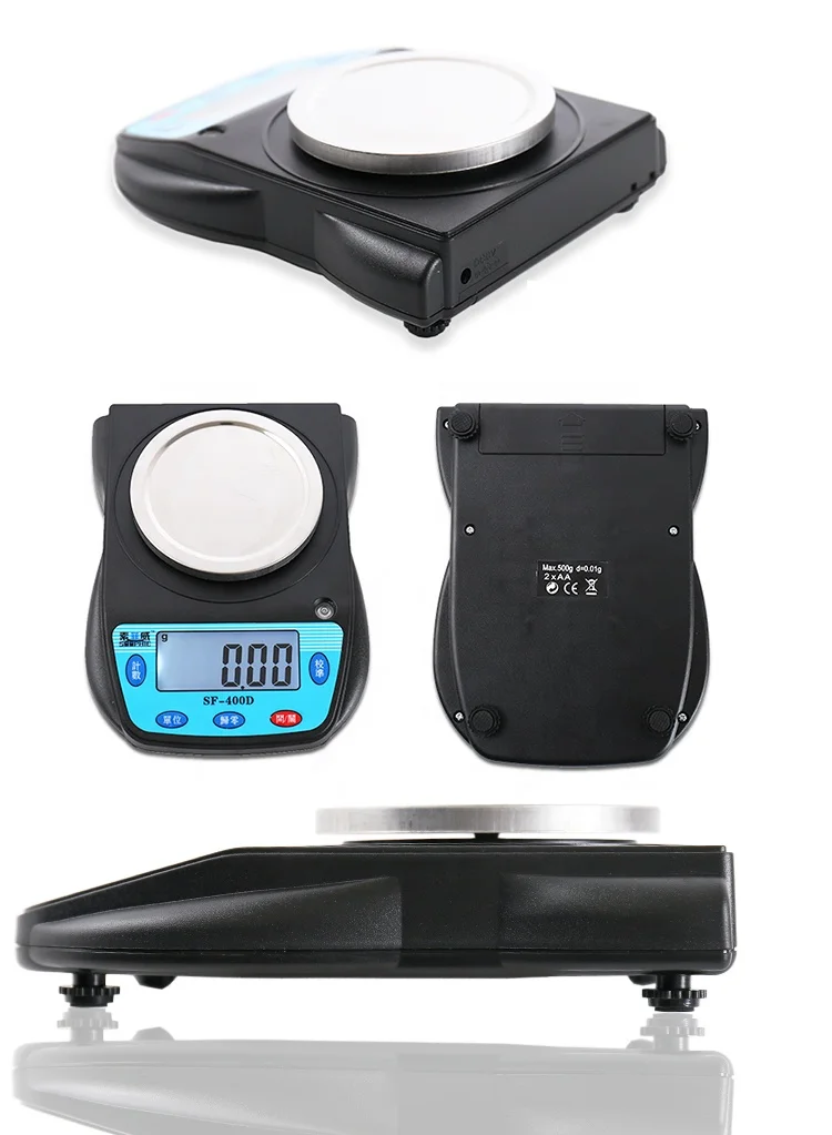 SF-400D Electronic Laboratory Fabric Weighing Scale 600g 0.01g Digital Kitchen Scale
