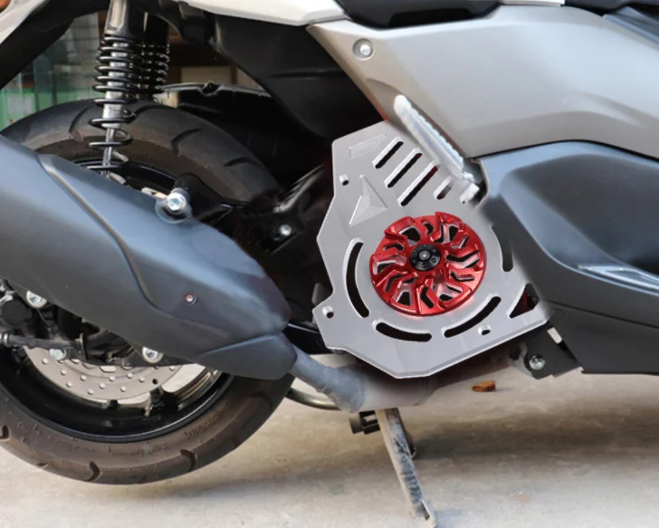Motorcycle radiator cover  Equipped with aluminum alloy rotating fan For NMAX155 Honda PCX125/150
