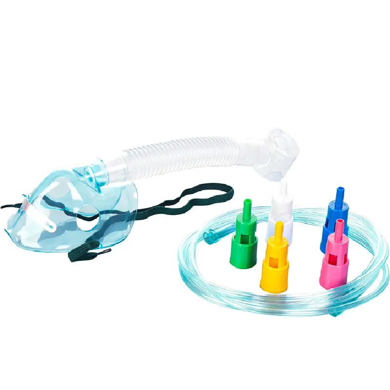 Medical Grade PVC Disposable Reusable Long Tube Venturi Mask adjustable venturi oxygen mask