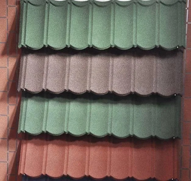 China best quality bond stone coated galvanized roofing tile royal blue color shingle metal sheet for villa house