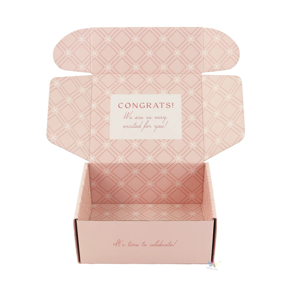 Wholesale Custom Printed Unique Display Corrugated Shipping Boxes Custom Logo Clothing Mailer Box Packaging Design