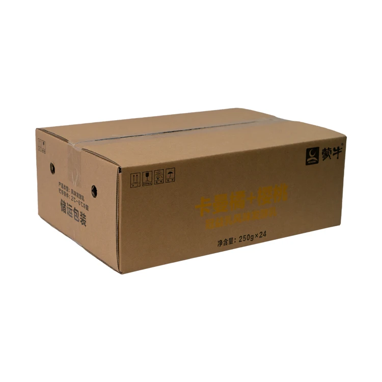 
24 bottle milk beverage carton box corrugated shipping boxes 