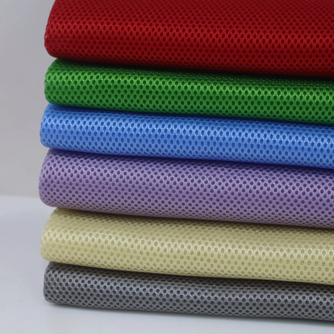 Spacer Sandwich 3d Air Mesh Fabric With Customized Width And Gsm