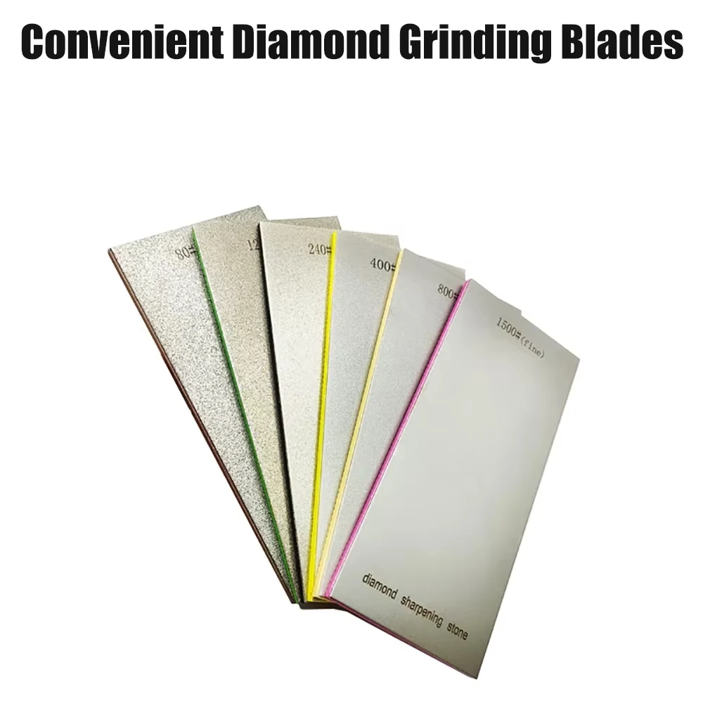 170*75MM Diamond Knife Sharpener Sharpening Stone Grit 80-3000# Grindstone Diamond Tools Fine Grinding Whetstone Kitchen Knives