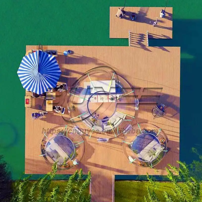Outdoor Attractive Appearance Crystal Star Seeing House Enjoy Transparent Waterproof Dome House For Wholesale