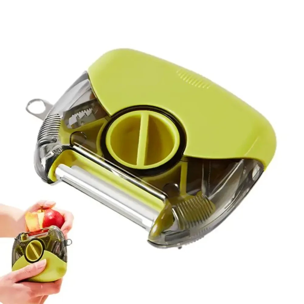 3 in 1 Multifunctional Rotary Vegetable Peeler Carrot Veggie Kitchen Tool for Peeling and Slicing Fruits peeler