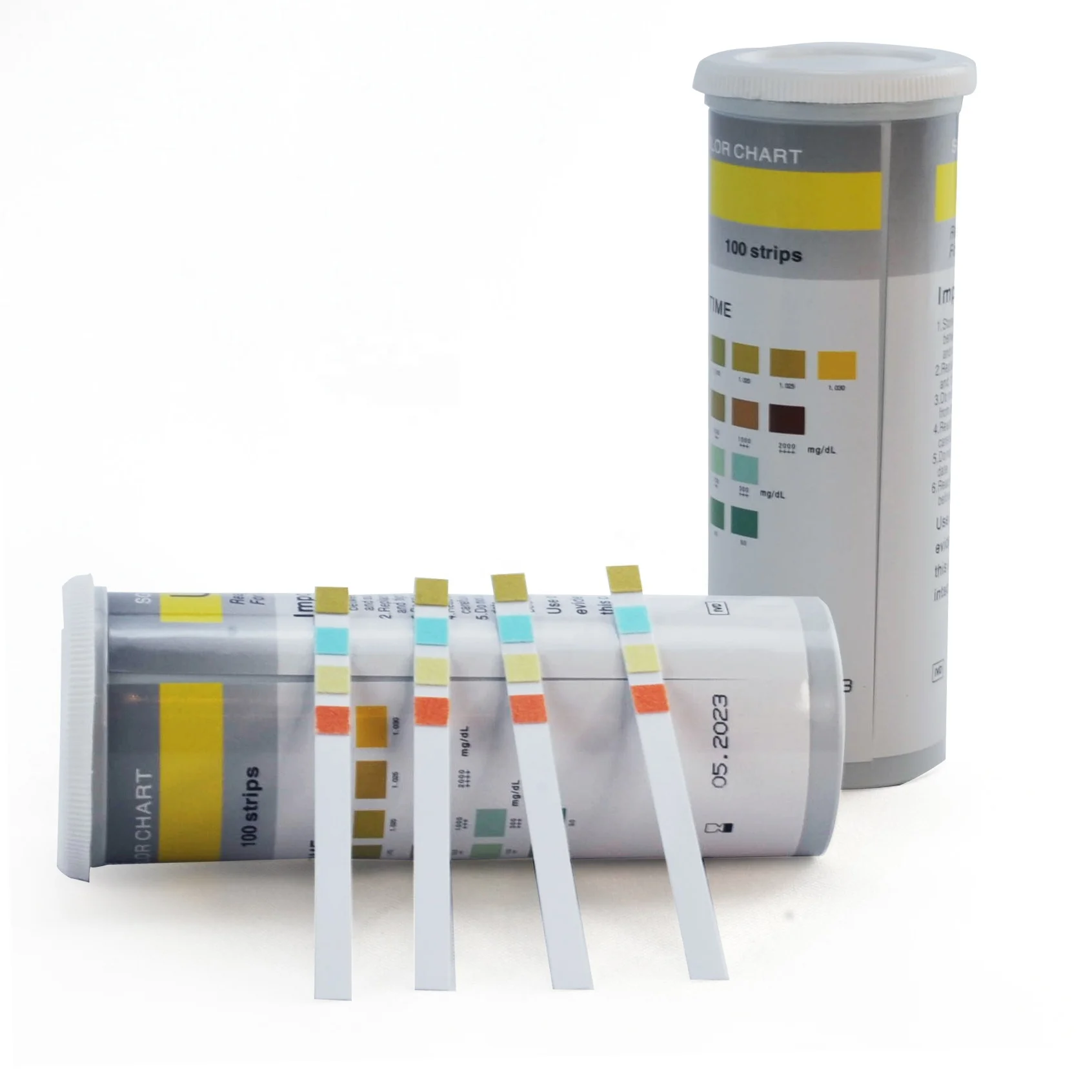 test kit urine medical lab equipments Reagent strips For Urinalysis Chemical urine strips