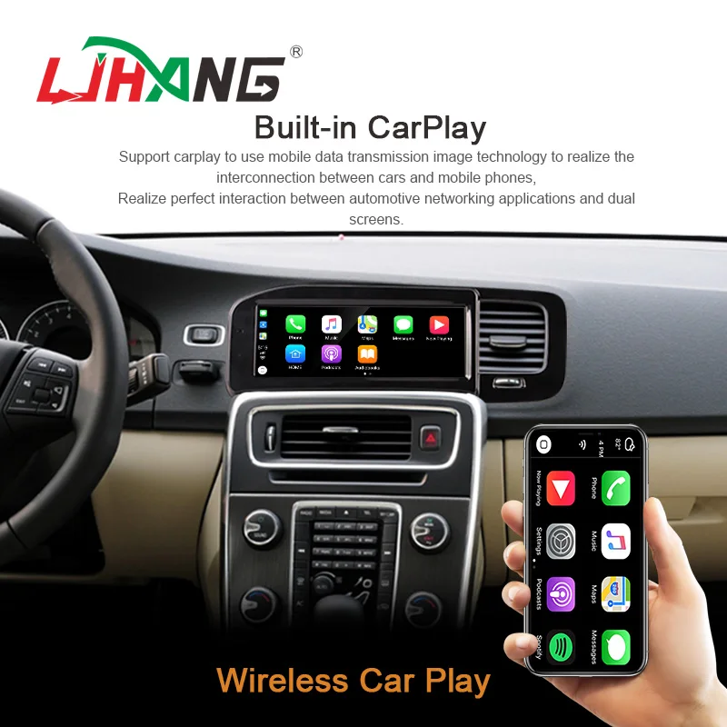 LHD/RHD Android 13 Car DVD Player For Volvo S60 V60 2011- 2020 multimedia  2Din Radio GPS Navigation DSP Carplay