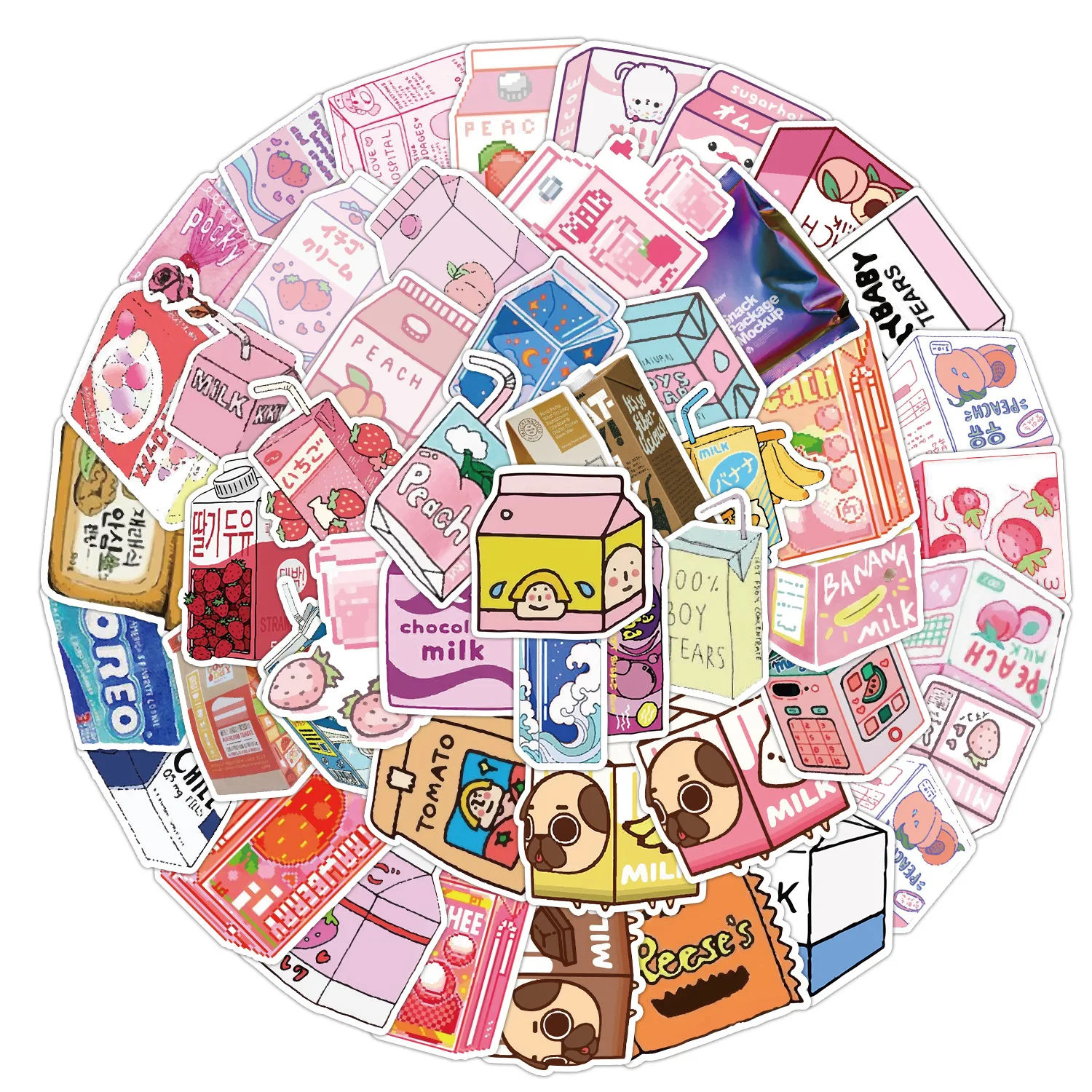 50 шт. декоративные наклейки-граффити