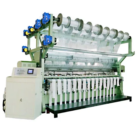 Double Needle Beds Jacquard Raschel Weaving Machine