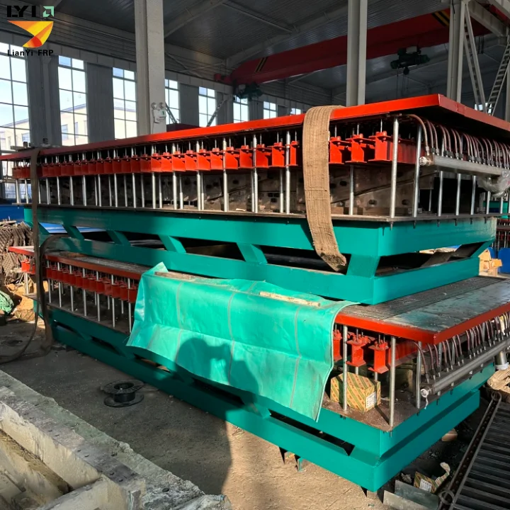 FRP Molded Grating Machine 38*38 1.22*3.66M Fiberglass Manufacturer Equipment Floor Walkway Welding Moulding Cutting Bending