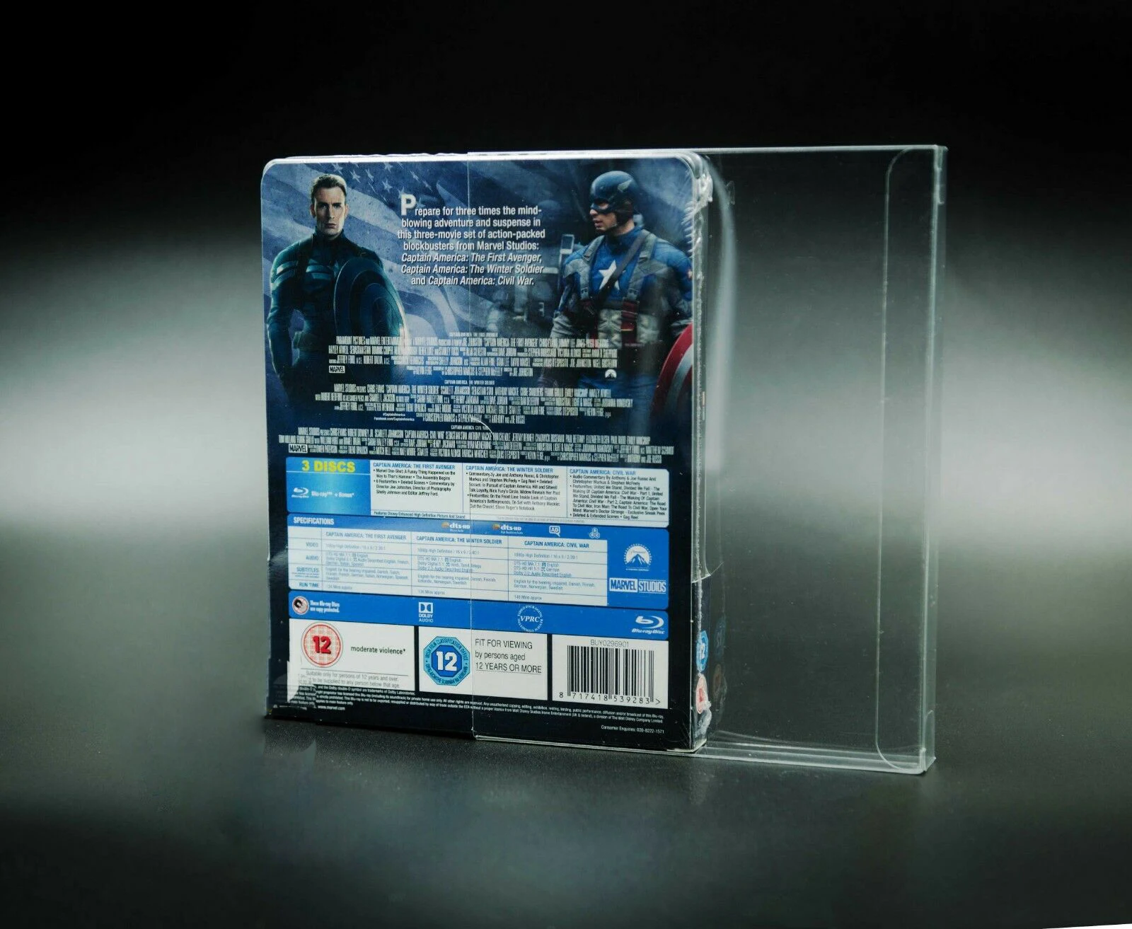 Blu-ray защитная коробка для дисплея переключателей/NES /CIB видеоигр прозрачная