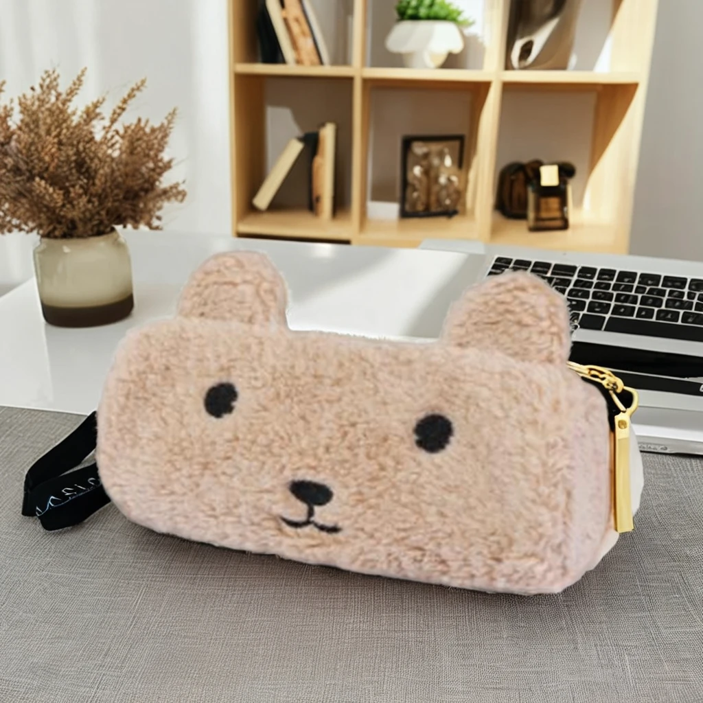 Barrel Pencil Pouch Lovely Dog Pencil Cases Customized Logo