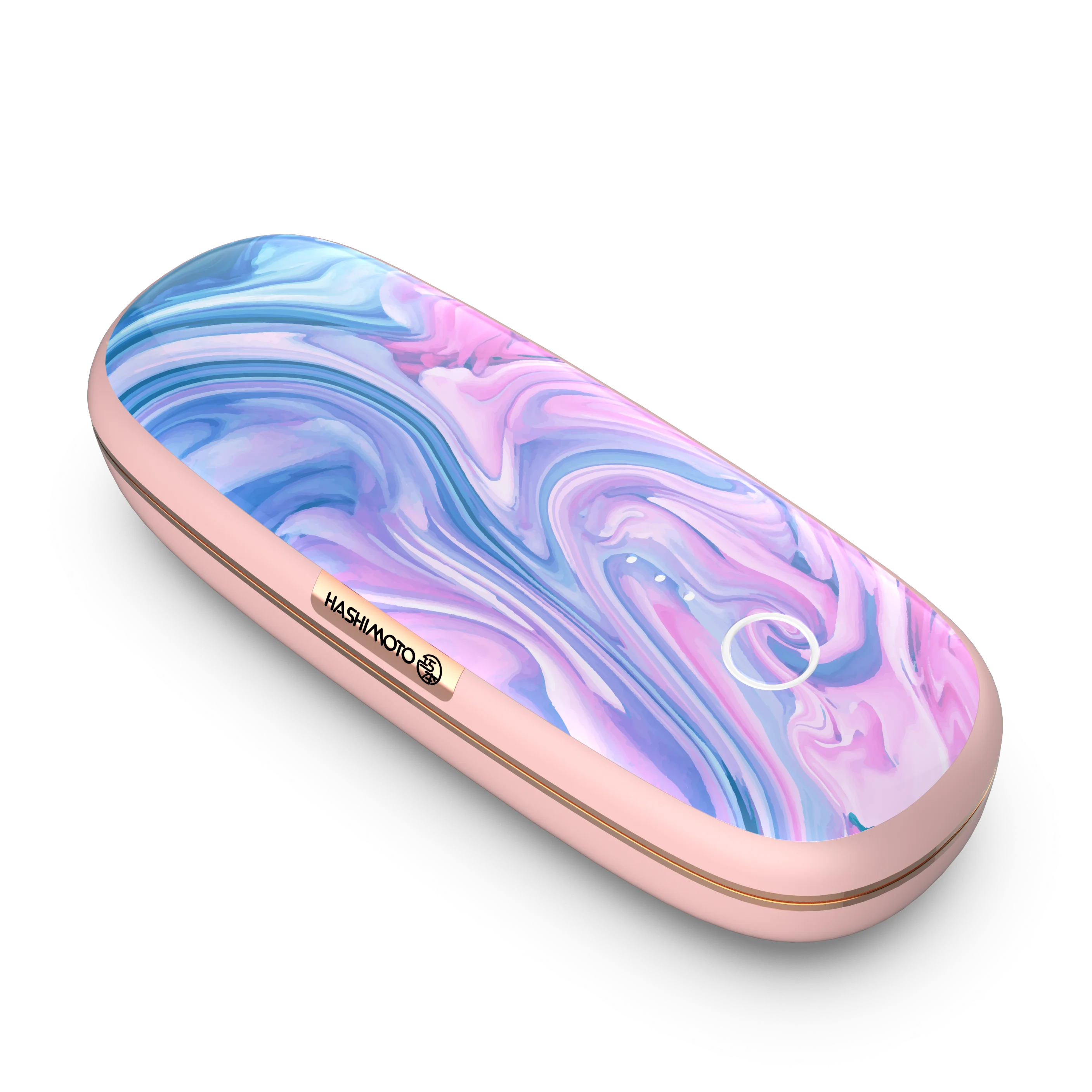 Cute dressing case dust proof makeup box including makeup brush and makeup sponge cosmetic box with drying  disinfection