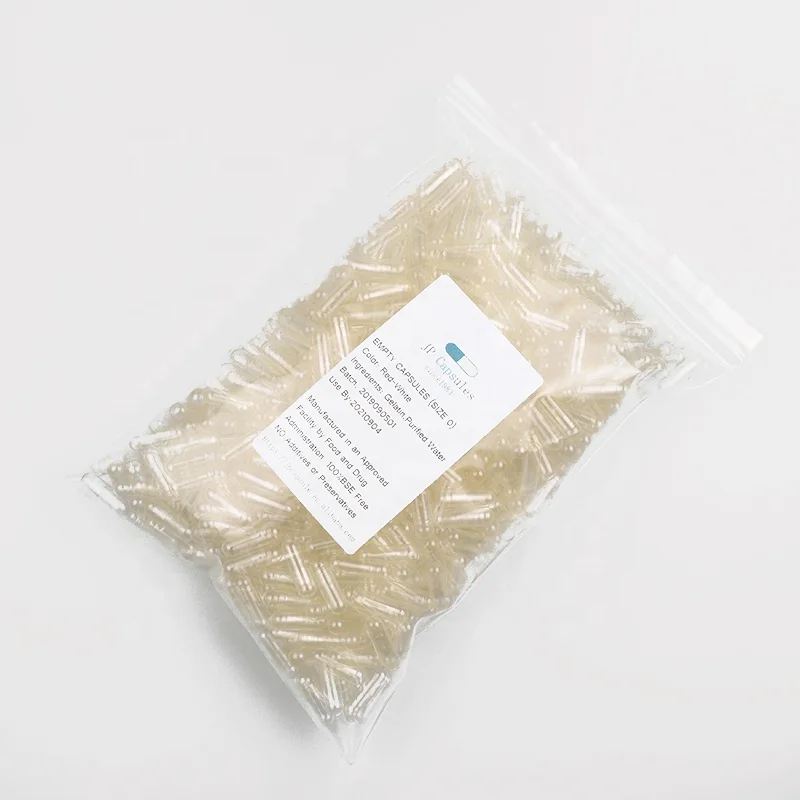 Wholesale Enteric Coated Gelatin Capsules Size 00 0 1 Empty Capsule