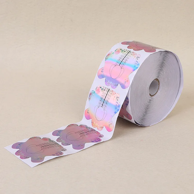 2021 New Fashion Color Magic Manicure Laser Mini Nail Form Wholesale