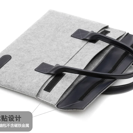 Factory Customized Liner Bag Notebook Computer Laptop Bag Felt Case Wool Felt 15 for Macbook with cheap price made in China