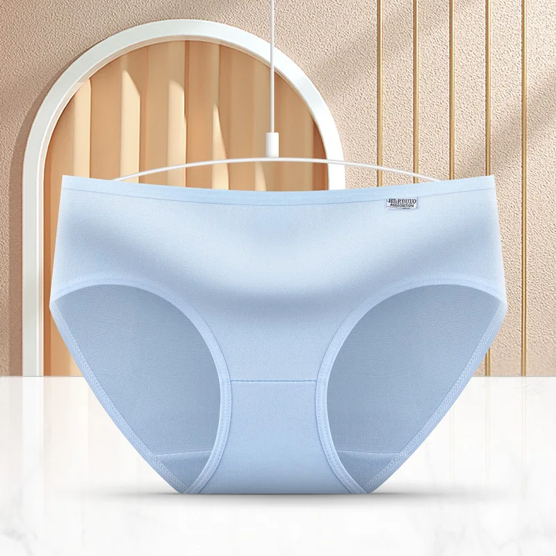 WU-10 Japanese ladies underwear students Korean girls breathable mid-waist cute large size triangle underwear