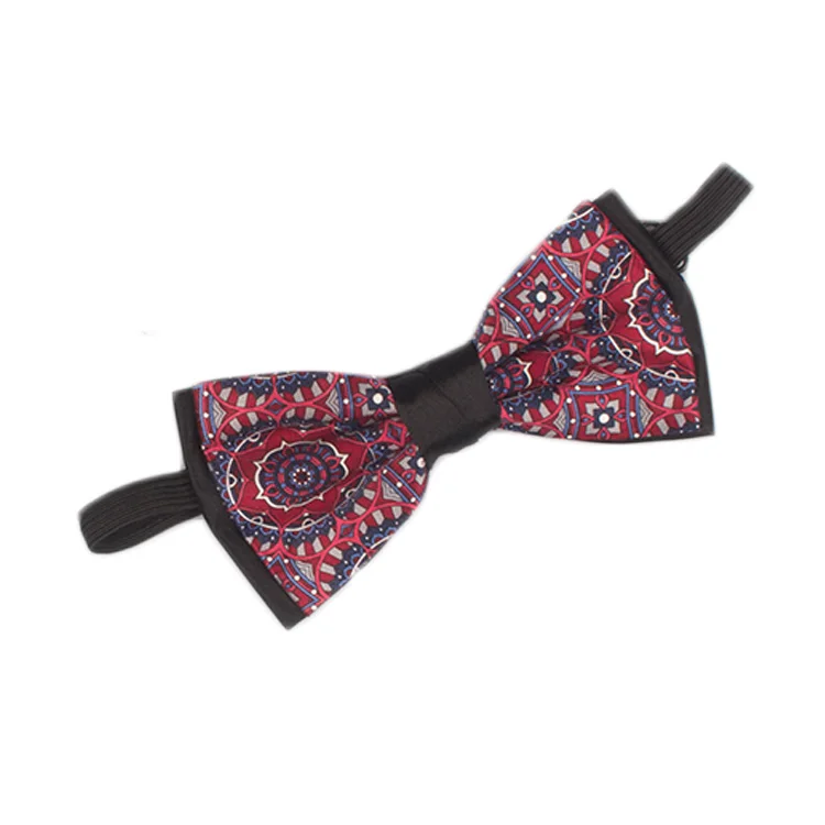 Wholesale Mens Cotton Wool Formal Bow Ties Man Wedding Geometric Dot Neck Bowties Dark Color Bowtie Butterfly