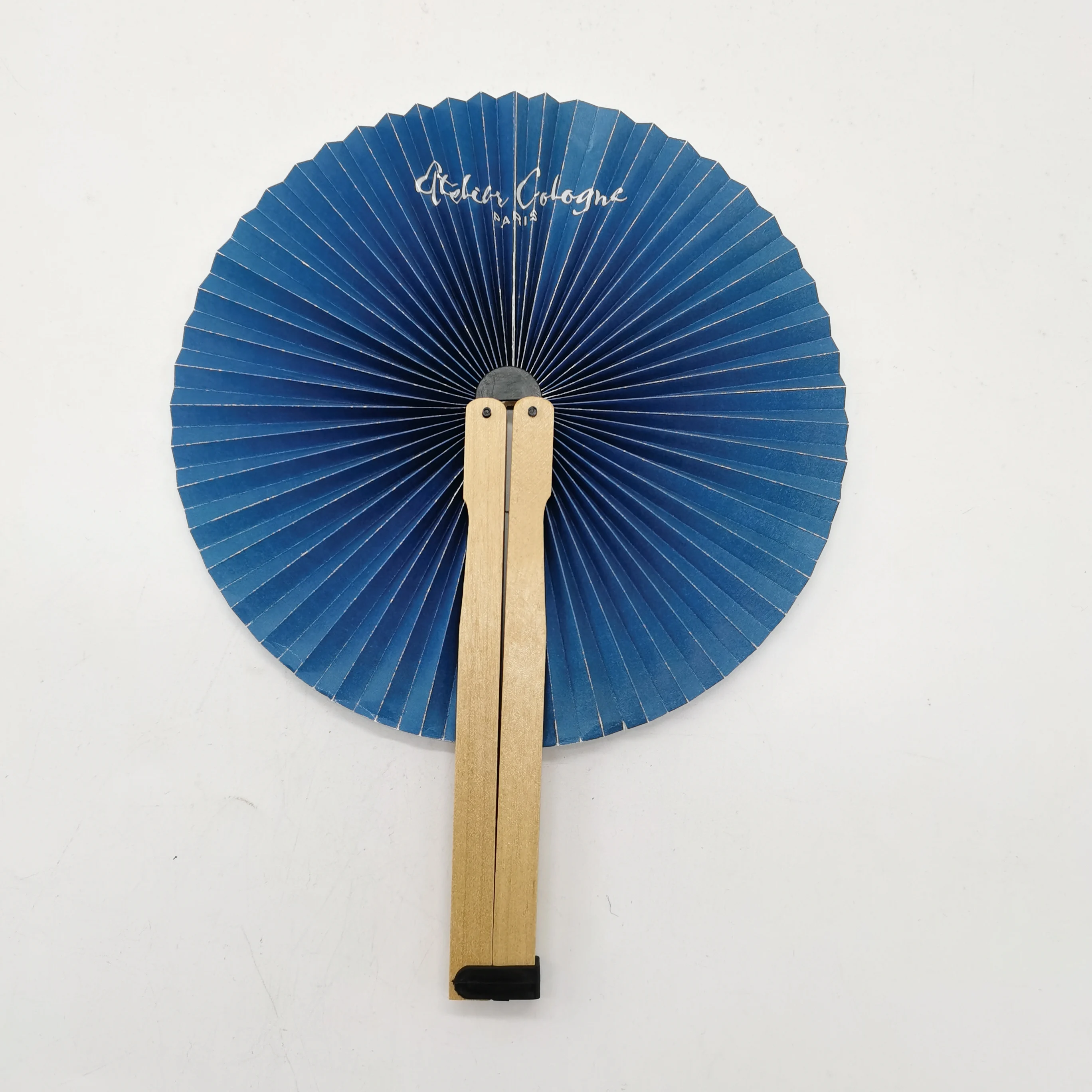 Custom Logo Print Wood Hand Held Fan Folding Fan Custom Hand Fan