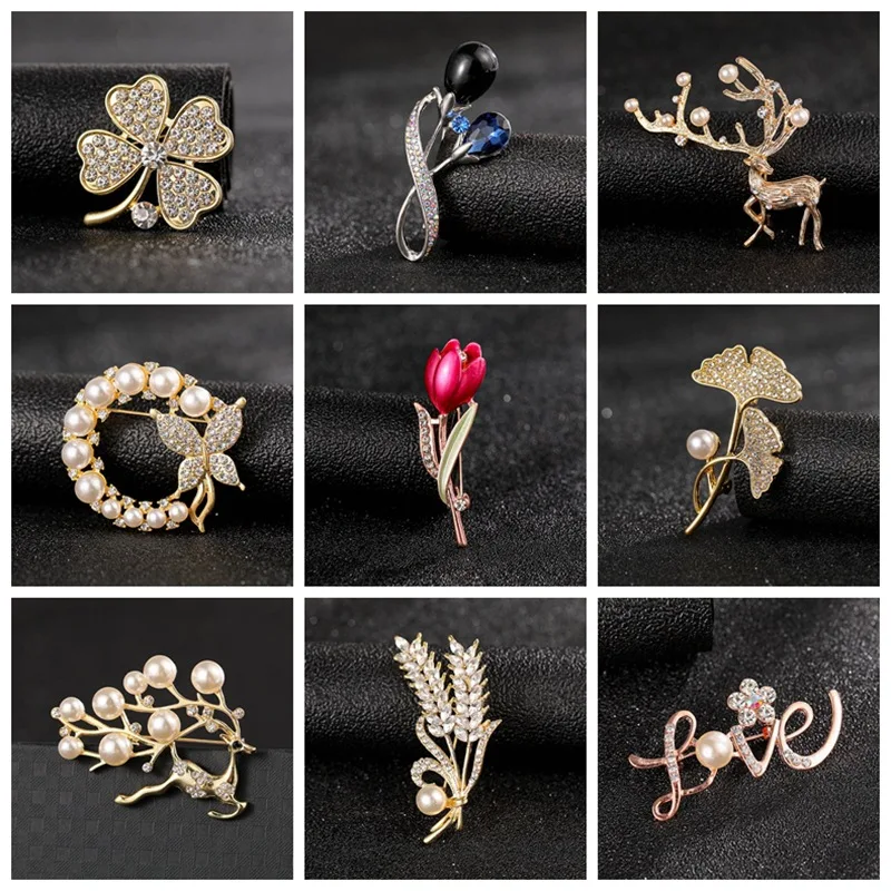 Custom Fashion Metal Brooch Luxury Brooch New Style Brooch For Clothes