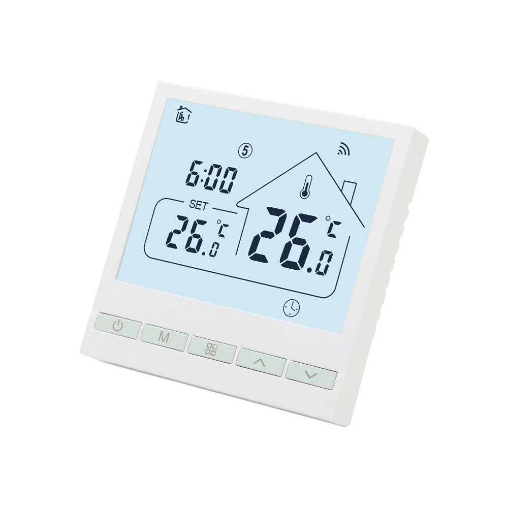 Beok tol47 room thermostat big lcd screen wifi thermostat for heating system