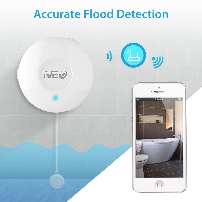  Подземный детектор воды z-wave утечки