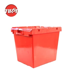 Durable Blue Color PP Material Plastic Crate Nestable Plastic Crate