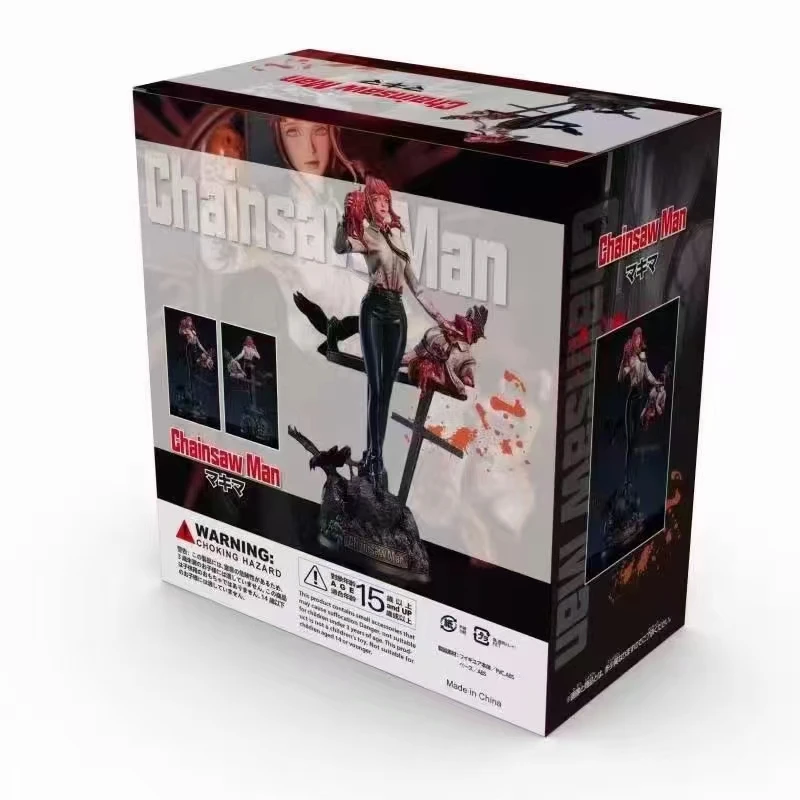 Factory Wholesale 30cm Height Chainsaw Man Makima Gk Pvc Statue Model Toy Action Figure