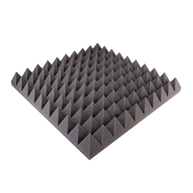 Factory Direct Studio Equipment Recording Soundproof Materials Foam Panel Effective Acoustic Pyramid Shape Foam