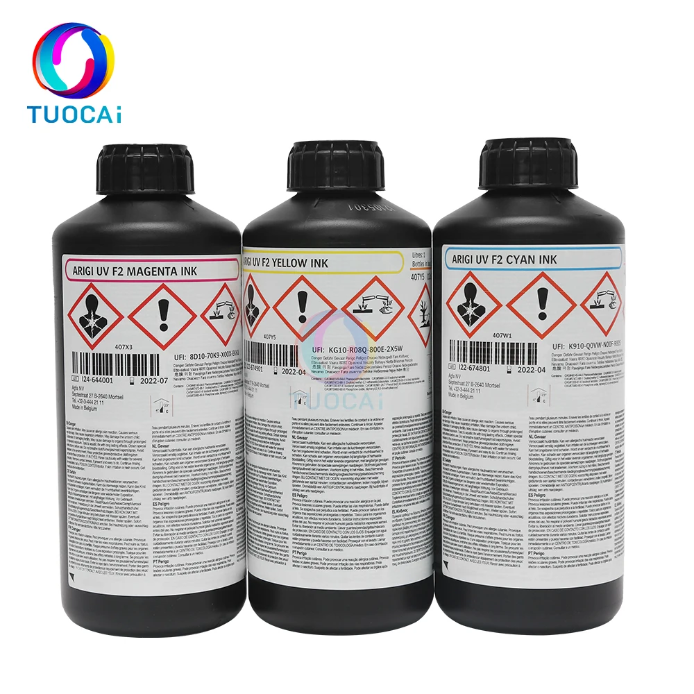Best Price Original Belgian Agfa UV Curable INK Agfa Ink For Industrial Printhead Printing On Soft Material