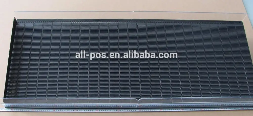 Supermarket Gravity Feed Shelf Roller Drink Display Rack Custom Plastic Shelves Retail Store Shelf Roller Pusher System