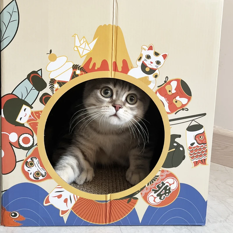 Cardboard Cat House,Cat Condo cat box pet product