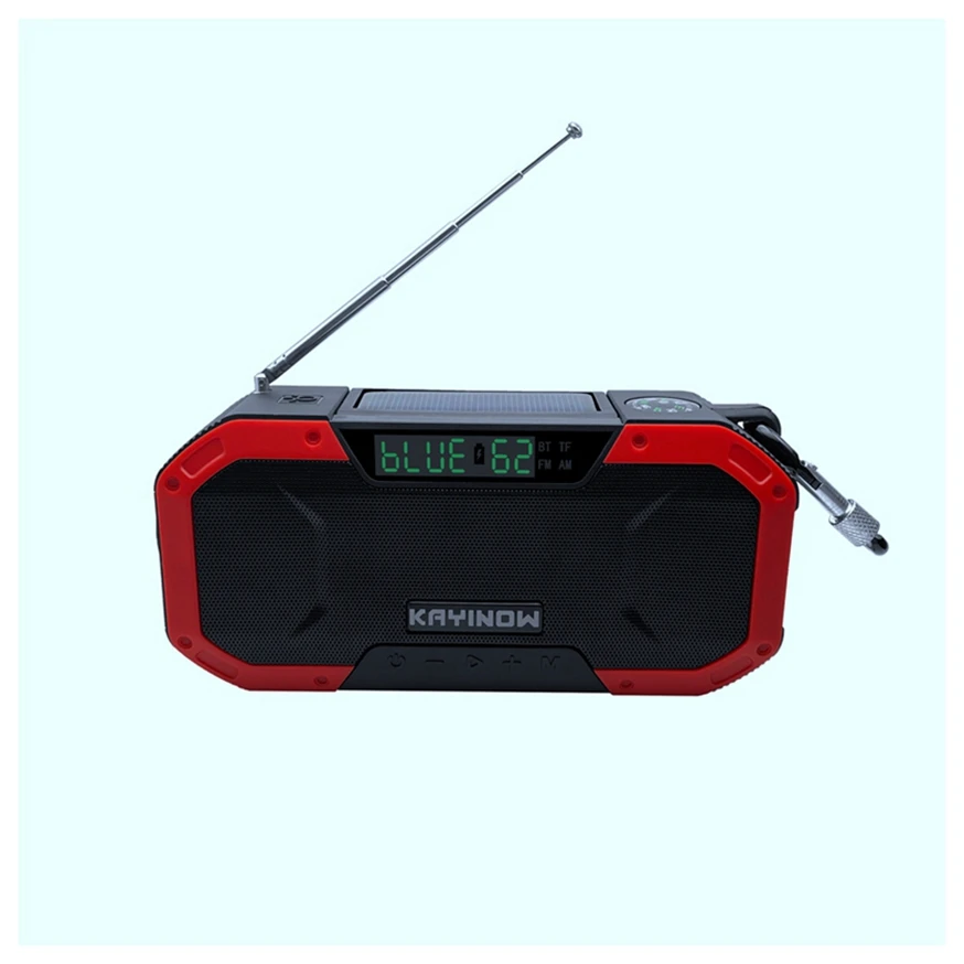 Универсальный Am Fm-радиоприемник D580 на солнечной батарее 9 дюймов Chrysler 300C радио с внешним аккумулятором 5000 мАч sos