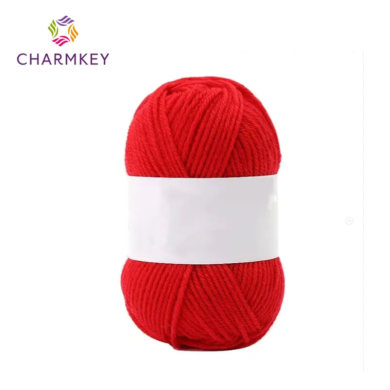 Charmkey cross ball Wholesale 100% acrylic thread yarn for Hand Knitting for crochet