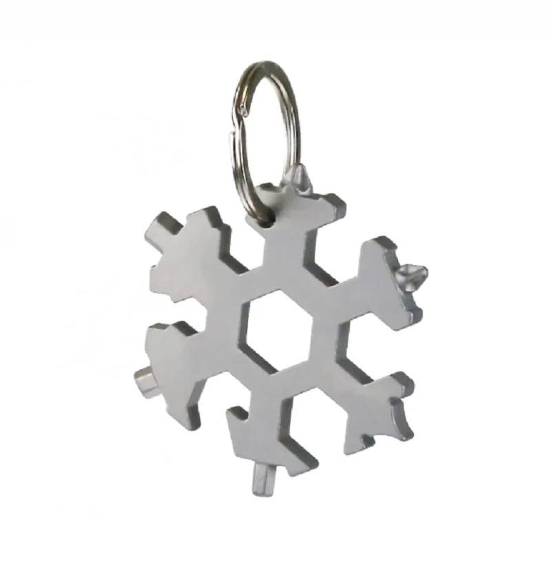 2021 trending gadgets screwdriver set 16 in 1 driver bits snow shaped corkscrew flake design tool set mini screwdriver kit