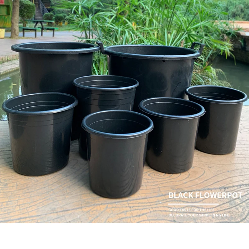 Wholesale Nursery Gallon Garden PP Large Tree Plant Plastic Planter 30 Gallon Flower Pot