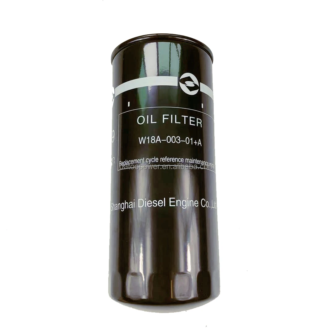 Shanghai Dongfeng SDEC SC33W Marine Diesel Engine Spare Parts Oil Filter W18A-003-01+A JX1124A w18a00301 a