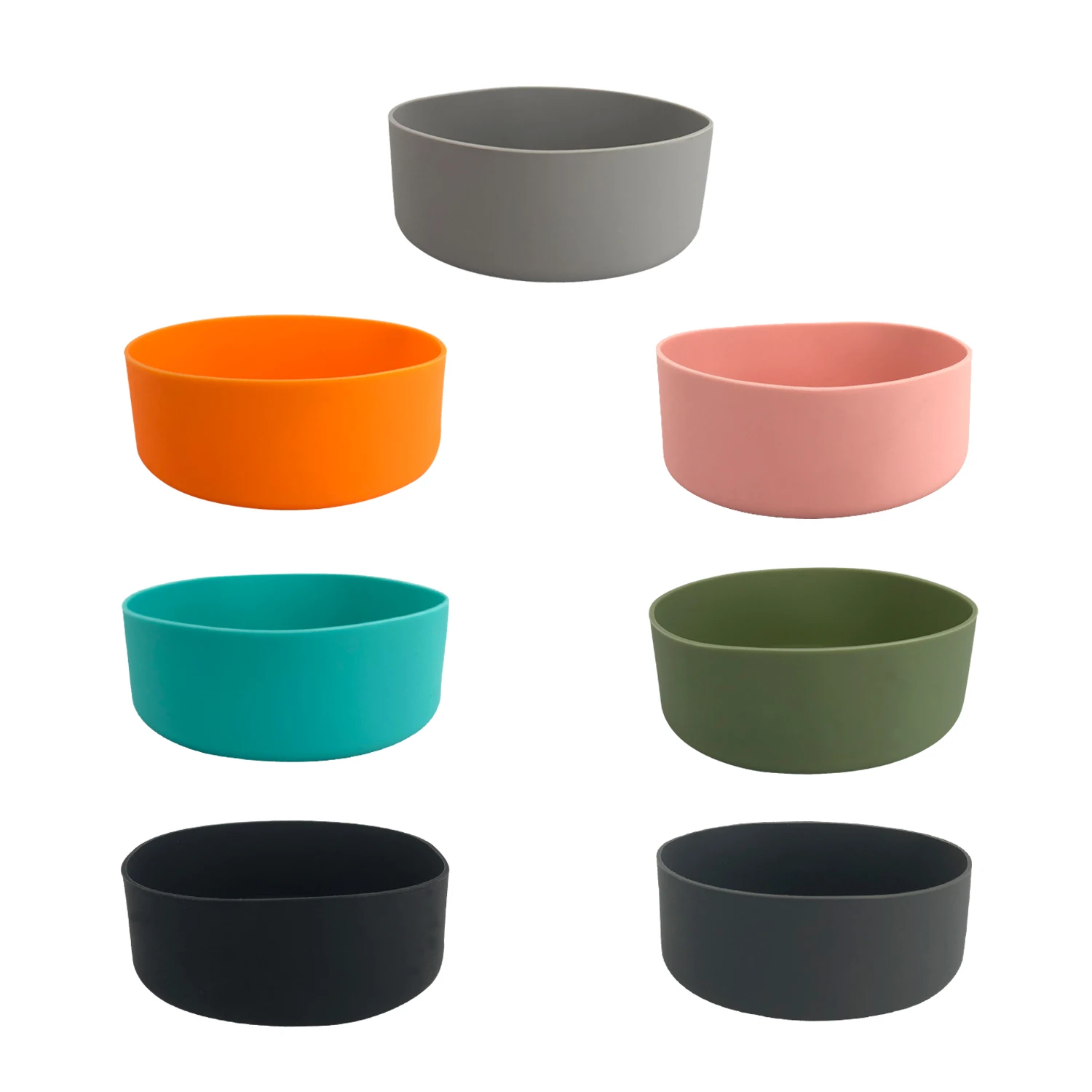 Host-sale 32-40 oz Glass Vacuum Flash Water Bottle Anti-Slip Silicone Rubber Sleeve/Case Direct Drinking Hiking Outdoor