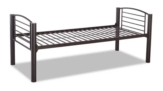 durable cheap single Twin size steel bunk bed frame jail metal bunk bed