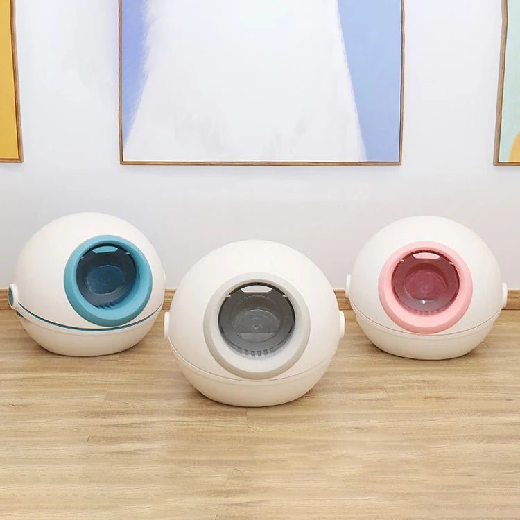 Fully Enclosed Plastic Washable Deodorant Bentonite Cat Toilet Good Privacy Cat Litter Basin Cat Litter Box