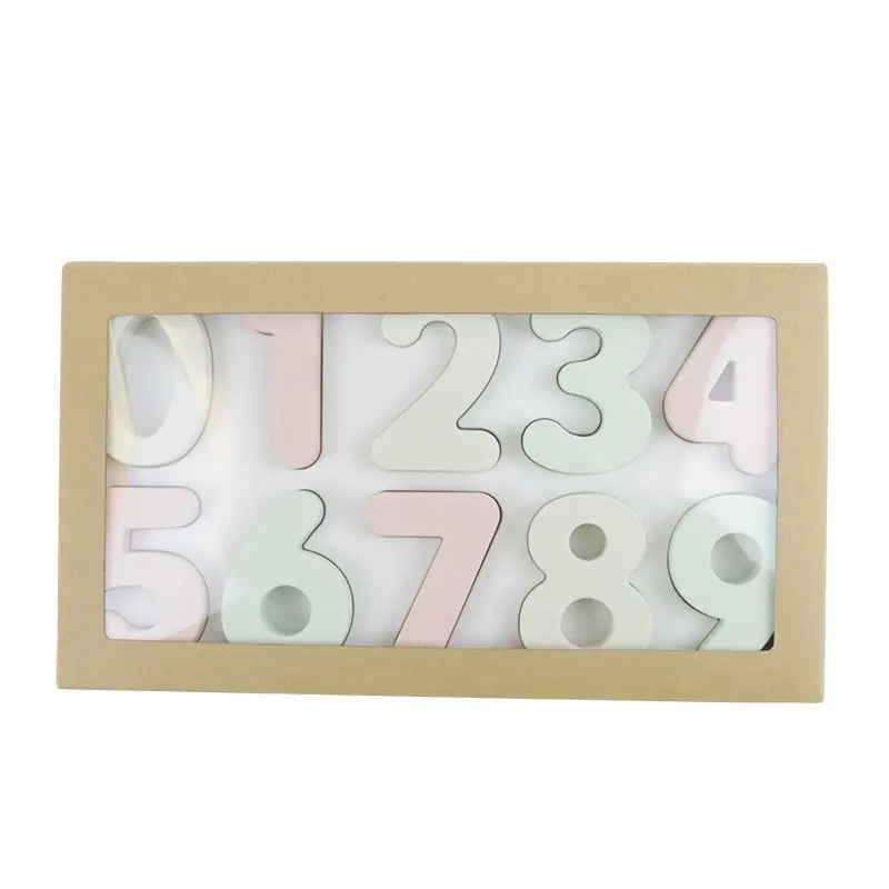 Early Education Food Grade Creative Children Math Number Patchwork BPA Free Toys Digital Stacke Silicone Puzzle Toys