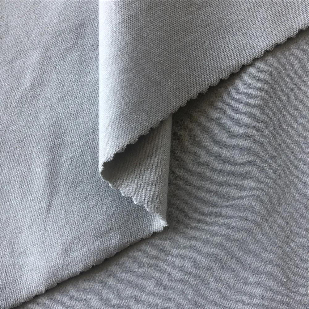 Close fitting fabric 65%bamboo 30%pima cotton 5%spandex jersey knitted fabric prevent allergies