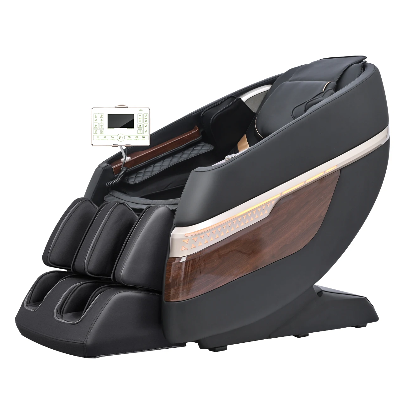 Cheap Zero Gravity Shiatsu Heating 3d Neck Head  Air Pressure massage chair with foot massage