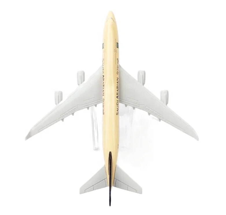 Scale 1:400 16cm Boeing 747 SAUDI ARABIAN Airline Alloy Diecast Airplane Model Collection Souvenir Gifts Items